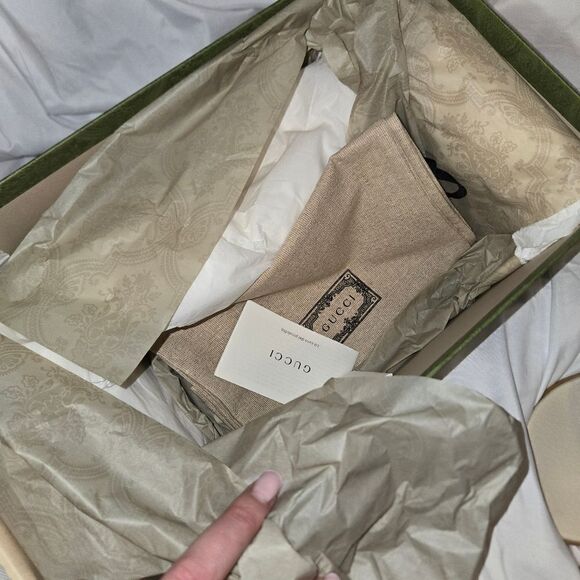 Gucci GG Interlocking Logo Rubber Sandals Shoes Slides Sz 39 NEW - Picture 11 of 11